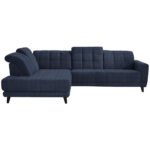 HOEKSTOELSET, donkerblauwe stof thumbnail 1