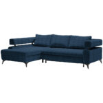 HOEKSTOELENSET, donkerblauw chenille thumbnail 3