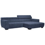 HOEKSTOELSET, donkerblauwe stof thumbnail 7