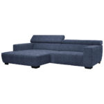 HOEKSTOELSET, donkerblauwe stof thumbnail 7