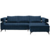 HOEKSTOELENSET, donkerblauw chenille