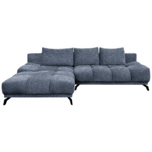 HOEKSTOELENSET, donkerblauw chenille