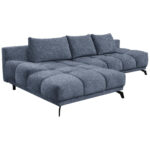 HOEKSTOELENSET, donkerblauw chenille thumbnail 4