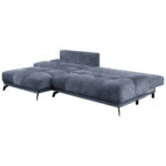 HOEKSTOELENSET, donkerblauw chenille thumbnail 5