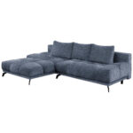 HOEKSTOELENSET, donkerblauw chenille thumbnail 6
