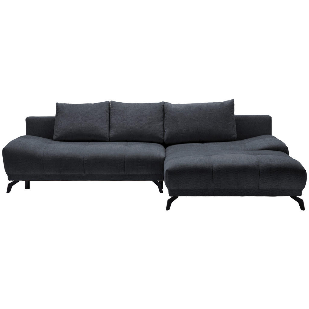 HOEKSTOELENSET, donkerblauw chenille