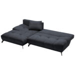 HOEKSTOELENSET, donkerblauw chenille thumbnail 4