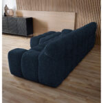HOEKSTOELSET, donkerblauwe stof thumbnail 5
