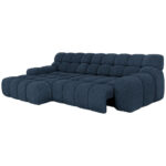 HOEKSTOELSET, donkerblauwe stof thumbnail 6