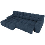 HOEKSTOELSET, donkerblauwe stof thumbnail 7