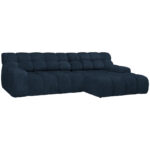HOEKSTOELSET, donkerblauwe stof thumbnail 4