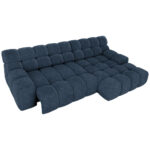 HOEKSTOELSET, donkerblauwe stof thumbnail 7