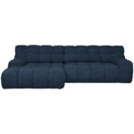 HOEKSTOELSET, donkerblauwe stof thumbnail 1