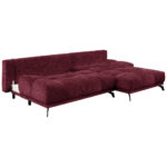 HOEKSTOELENSET, donkerrode chenille thumbnail 4