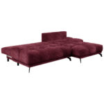 HOEKSTOELENSET, donkerrode chenille thumbnail 5