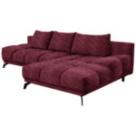 HOEKSTOELENSET, donkerrode chenille thumbnail 6