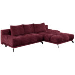 HOEKSTOELENSET, donkerrode chenille thumbnail 7