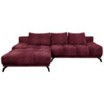 HOEKSTOELENSET, donkerrode chenille thumbnail 1