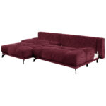 HOEKSTOELENSET, donkerrode chenille thumbnail 3
