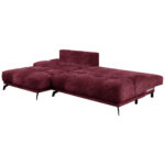 HOEKSTOELENSET, donkerrode chenille thumbnail 4