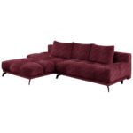 HOEKSTOELENSET, donkerrode chenille thumbnail 5
