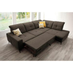 HOEKSTOELENSET, donkerbruin chenille thumbnail 6