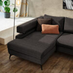 HOEKSTOELENSET, donkerbruin chenille thumbnail 5