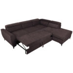 HOEKZITSET, velours donkerbruin thumbnail 4