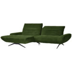 HOEKZITSET, pluche materiaal donkergroen thumbnail 6