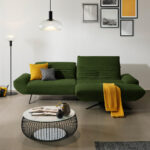 HOEKZITSET, pluche materiaal donkergroen thumbnail 2