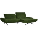 HOEKZITSET, pluche materiaal donkergroen thumbnail 4