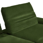 HOEKZITSET, pluche materiaal donkergroen thumbnail 7