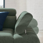 HOEKSTOELSET, donkergroene stof thumbnail 7