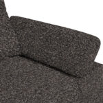 HOEKZITSET, chenille, gladde stof donkergroen, grijsbruin thumbnail 7