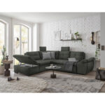HOEKSTOELENSET, donkergroen microvelours thumbnail 3