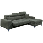 HOEKSTOELENSET, donkergroen chenille thumbnail 2
