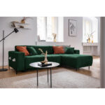 HOEKZITSET, geribbeld fluweel donkergroen thumbnail 3