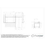 HOEKZITSET, geribbeld fluweel donkergroen thumbnail 6