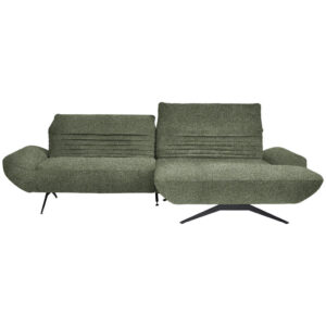 HOEKZITSET, bouclé groen