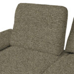 HOEKSTOELSET, chenille, gladde groene stof thumbnail 4