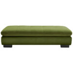 HOEKSTOELSET, gladde groene stof thumbnail 3