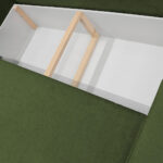 HOEKZITSET, structuur, bouclégroen thumbnail 6