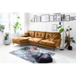 HOEKSTOELENSET, mosterdgeel fluweel thumbnail 3