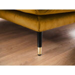 HOEKSTOELENSET, mosterdgeel fluweel thumbnail 3