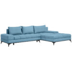 HOEKSTOELSET, stof blauw thumbnail 4