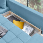 HOEKSTOELSET, stof blauw thumbnail 4