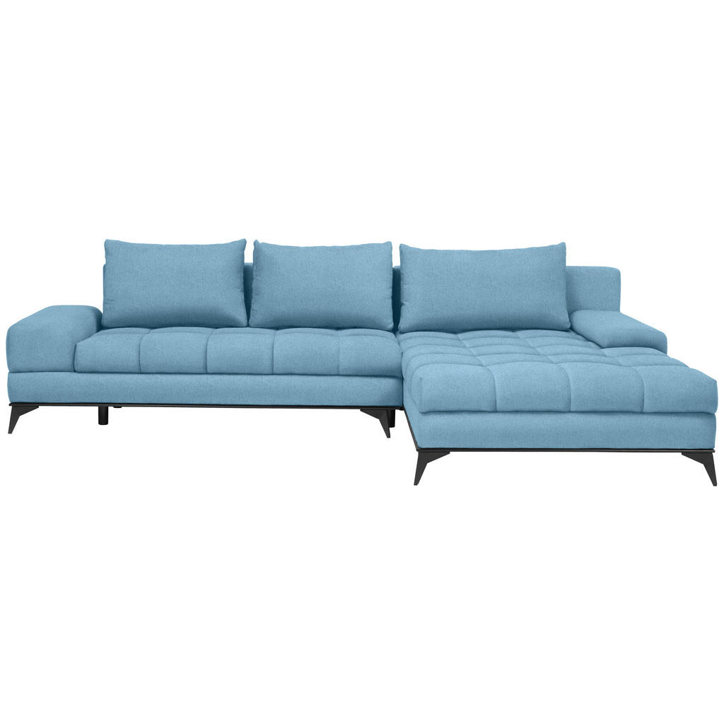 HOEKSTOELSET, stof blauw