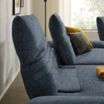 HOEKSTOELSET, bouclé blauw thumbnail 6