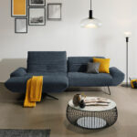HOEKSTOELSET, bouclé blauw thumbnail 2