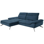 HOEKSTOELENSET, chenilleblauw thumbnail 6